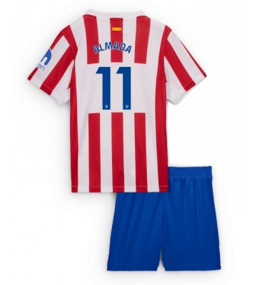 Atletico Madrid Thiago Almada #11 Primera Equipación Niños 2025-26 Manga Corta (+ Pantalones cortos)